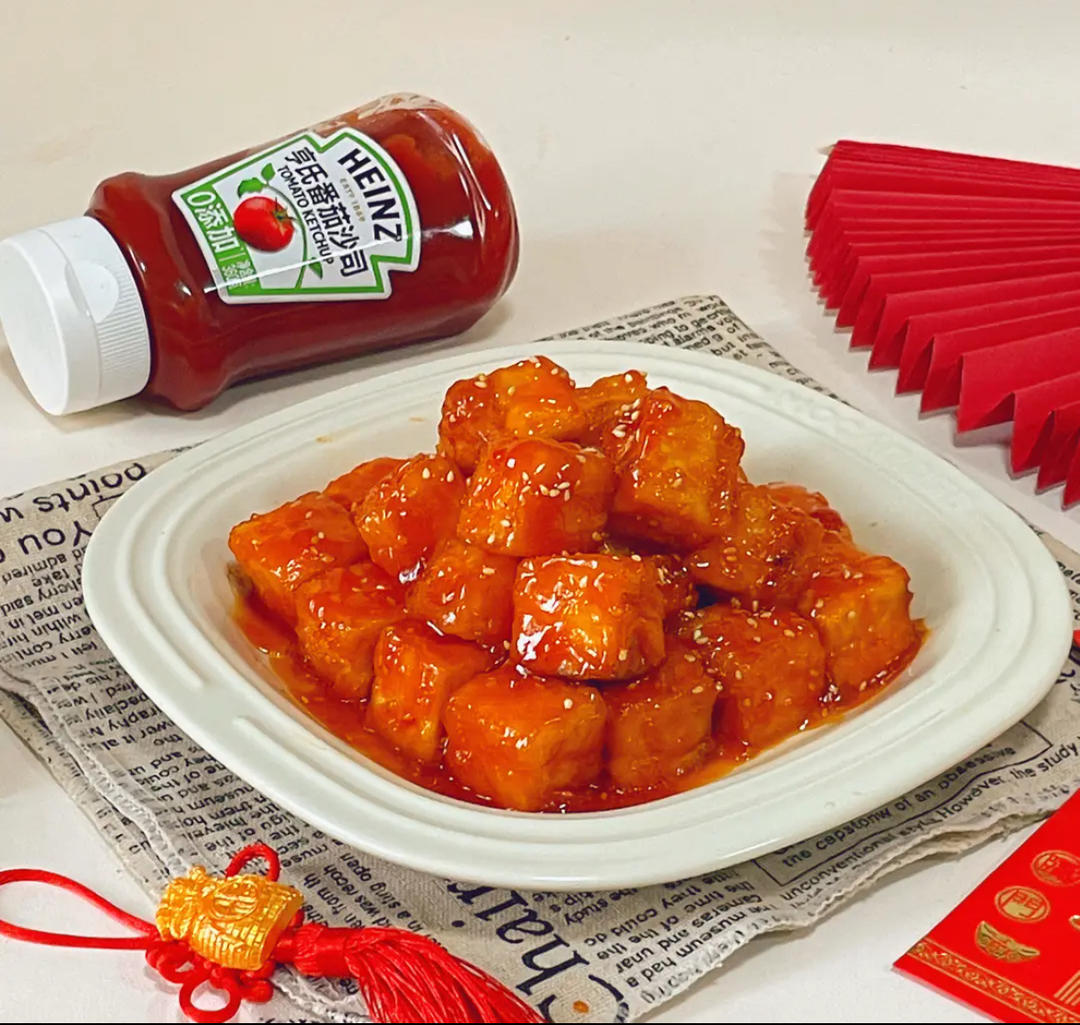 福气满满-比大鱼大肉还好吃！糖醋脆皮豆腐特开胃！