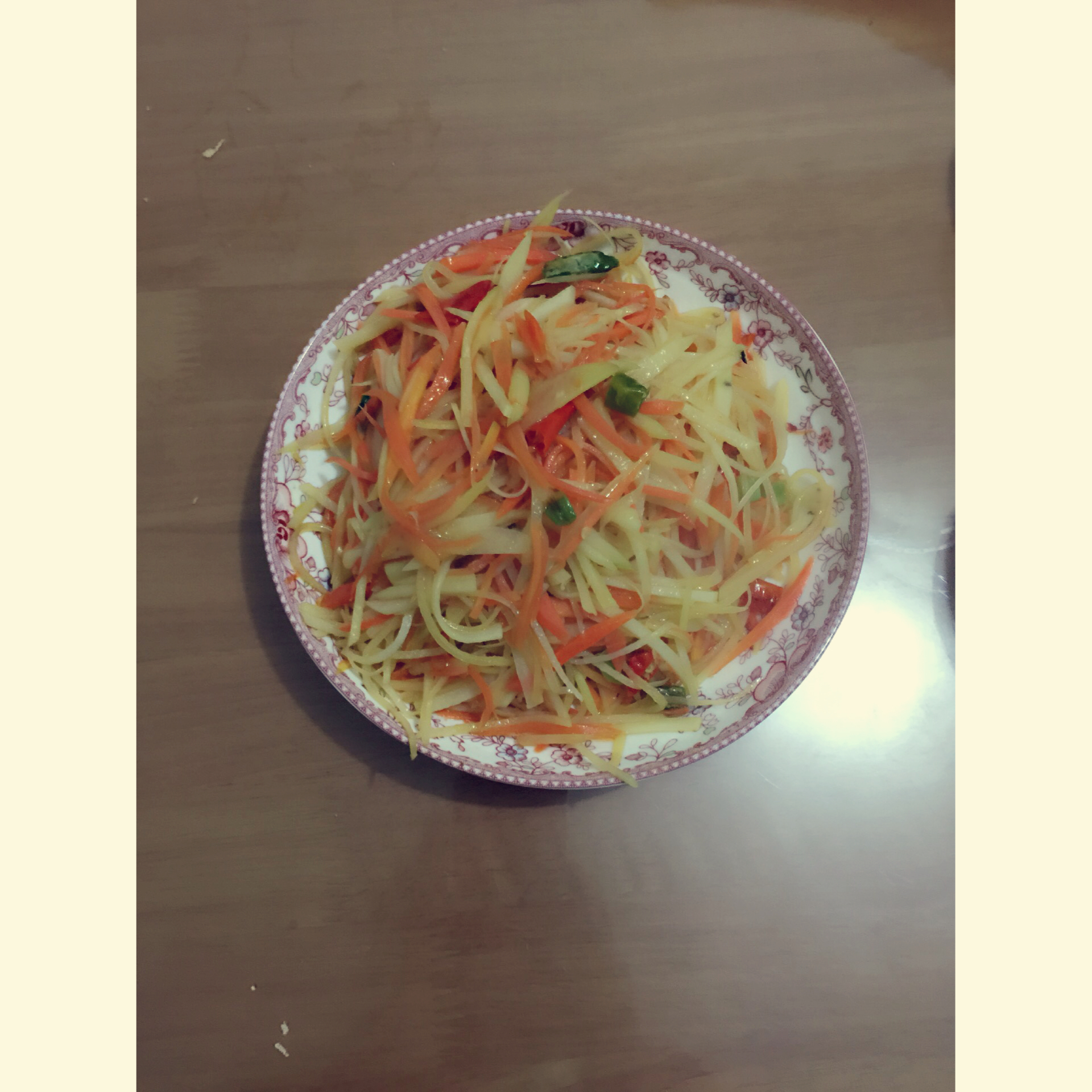 炒胡萝卜土豆丝