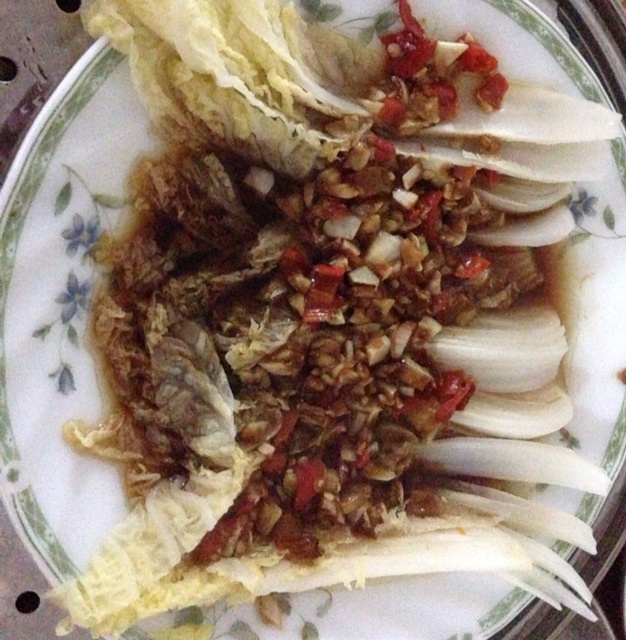 蒜蓉粉丝蒸娃娃菜