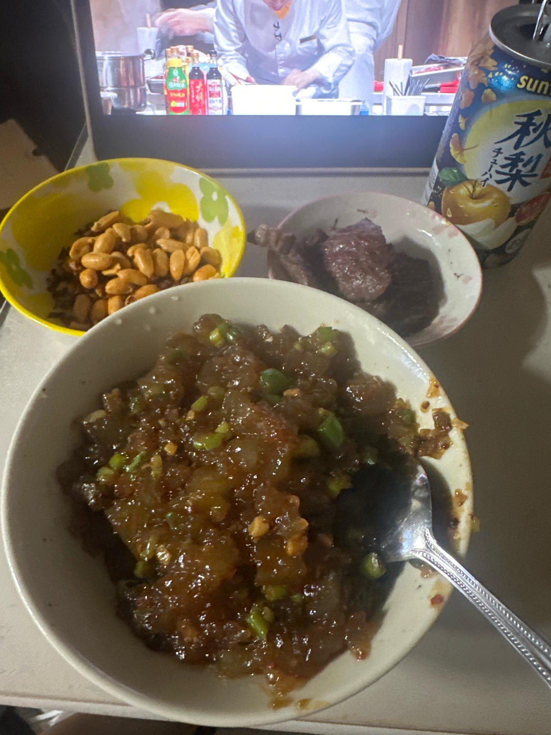 炒凉粉