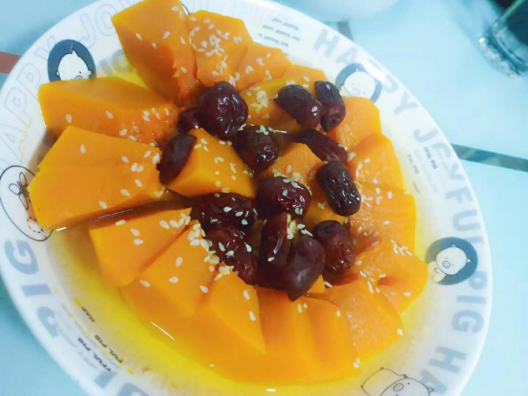 手机用户6803_zh52做的红枣红糖蒸南瓜