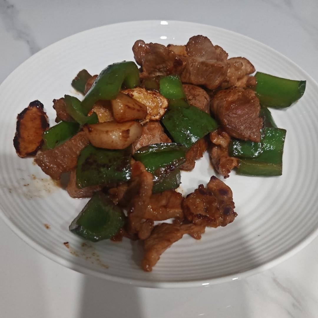 青椒炒肉片
