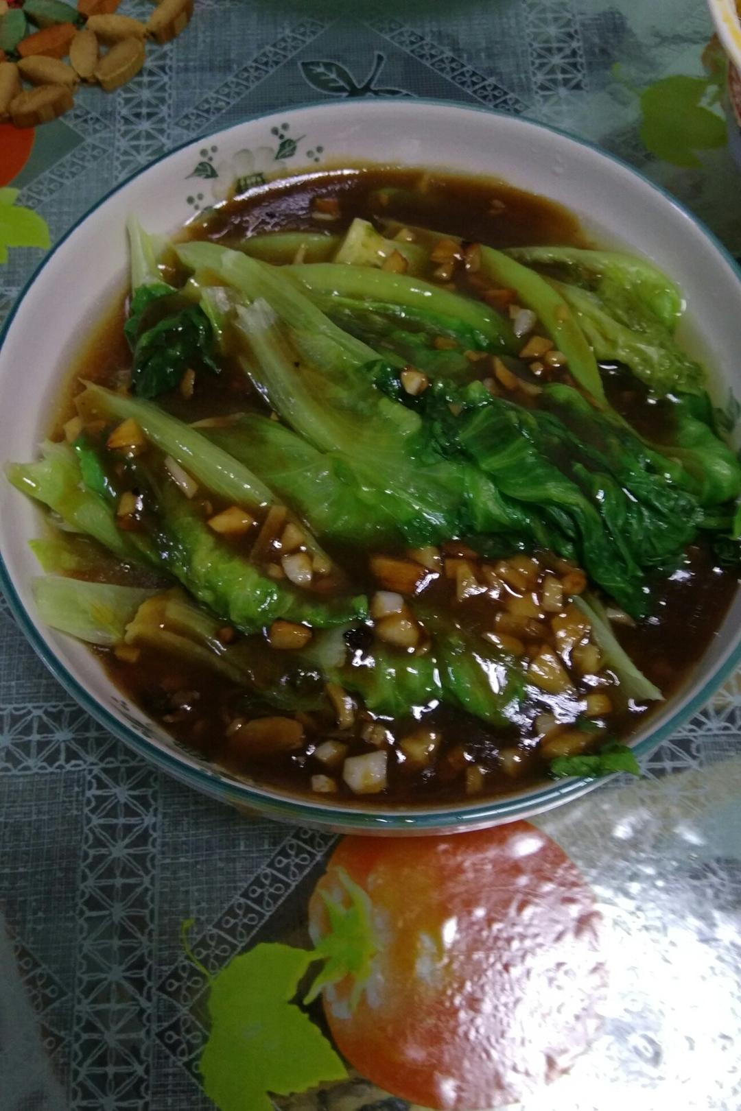 家常菜 蚝油生菜