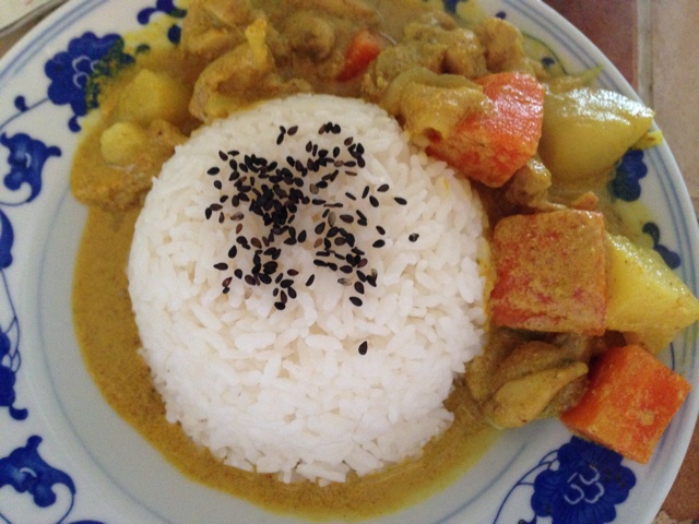 美味咖喱鸡饭