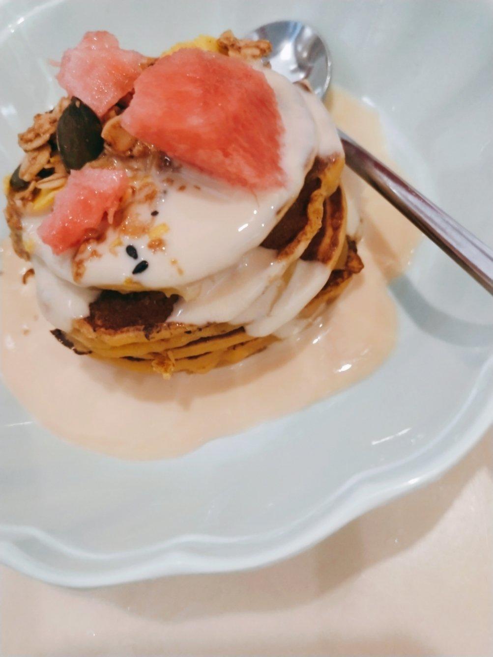 快手无油酸奶松饼