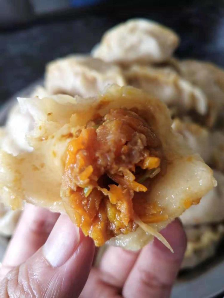 南瓜这样做特别好吃 你吃过吗 🎃蒸饺的做法
