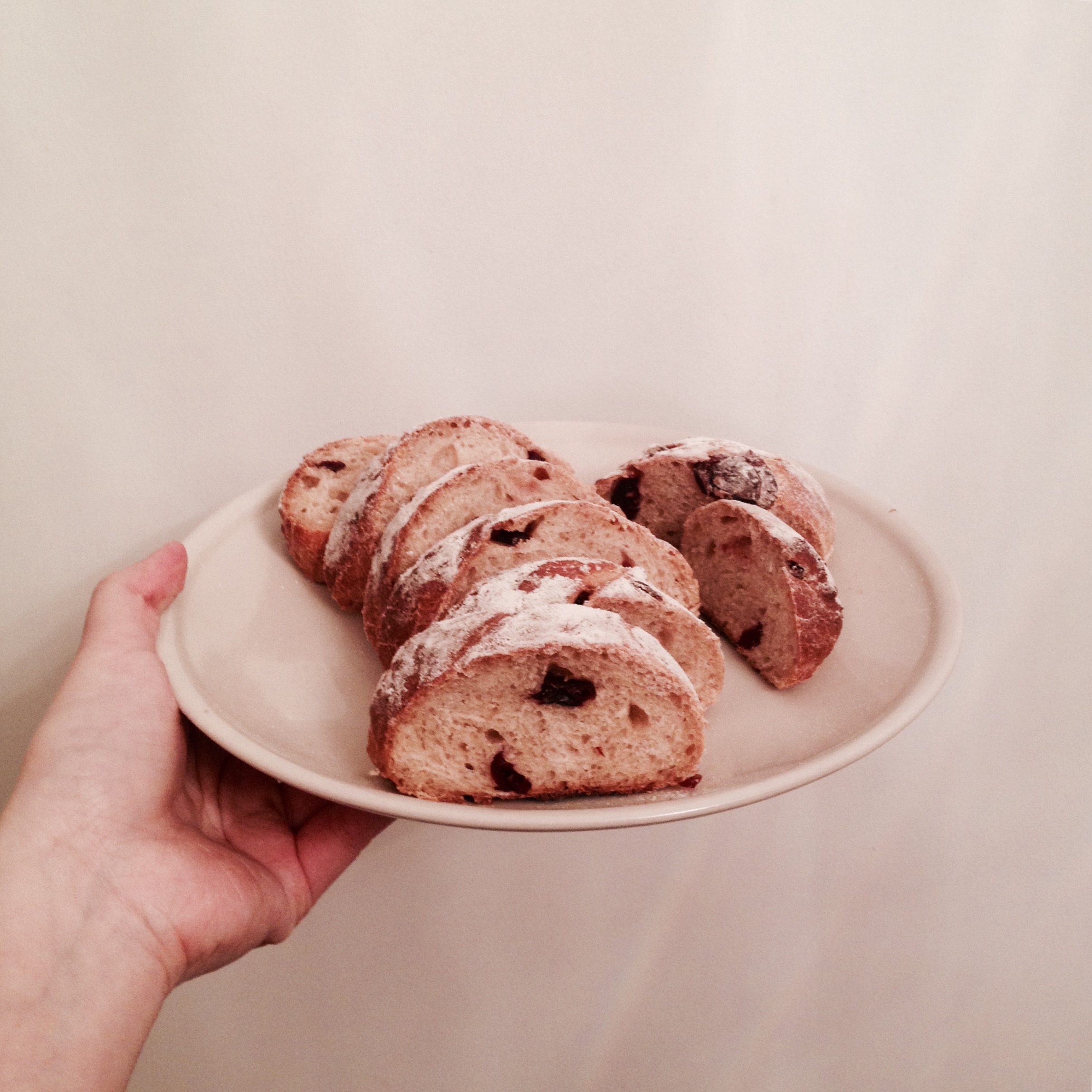 全麦蔓越莓软式欧包（免揉）