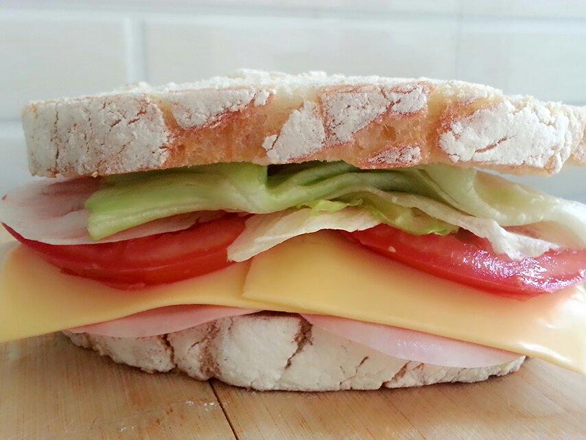 火腿三明治的做法