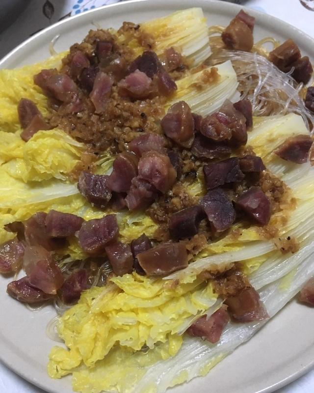 蒜蓉粉丝蒸娃娃菜
