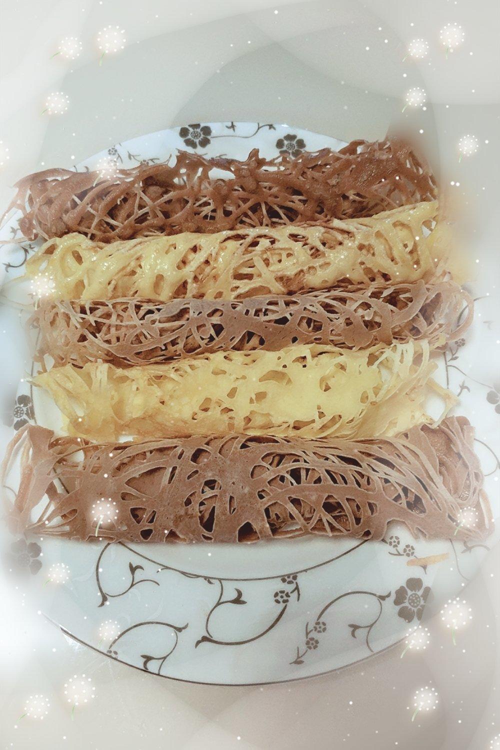 高颜值鸡蛋蕾丝网饼