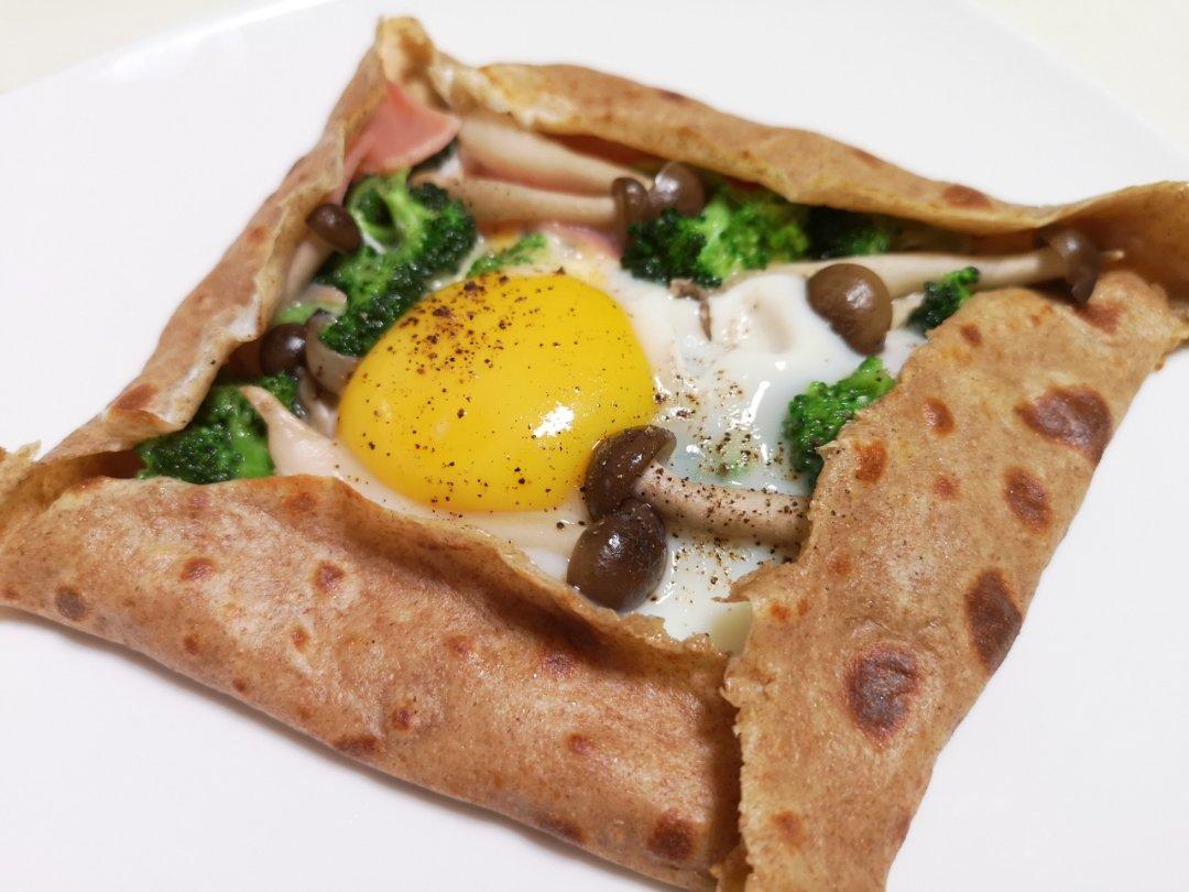 会拉丝的法式荞麦培根蛋可丽饼的全部作品