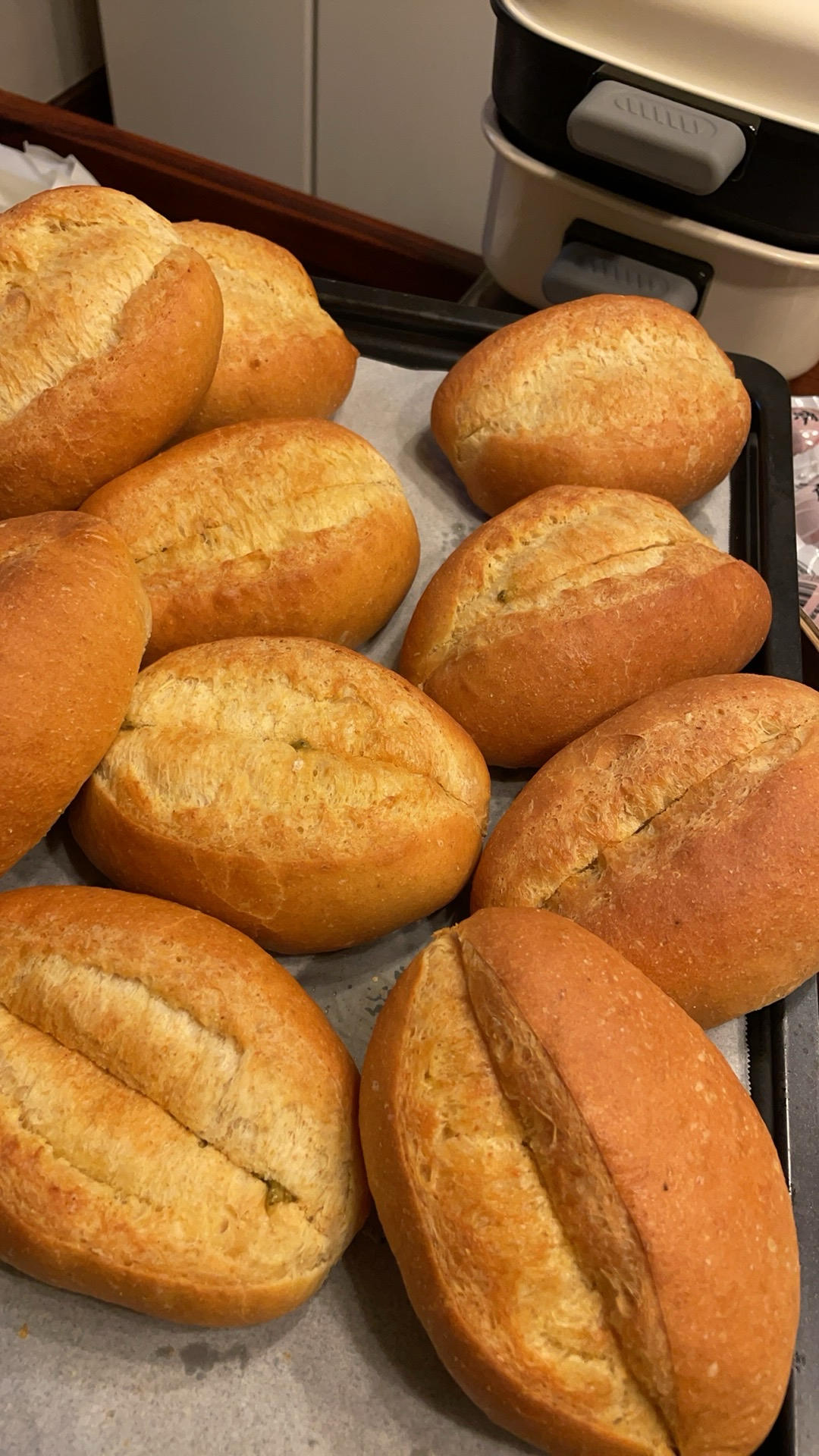 黄金芝士蒜香法式软面包｜芝香浓郁