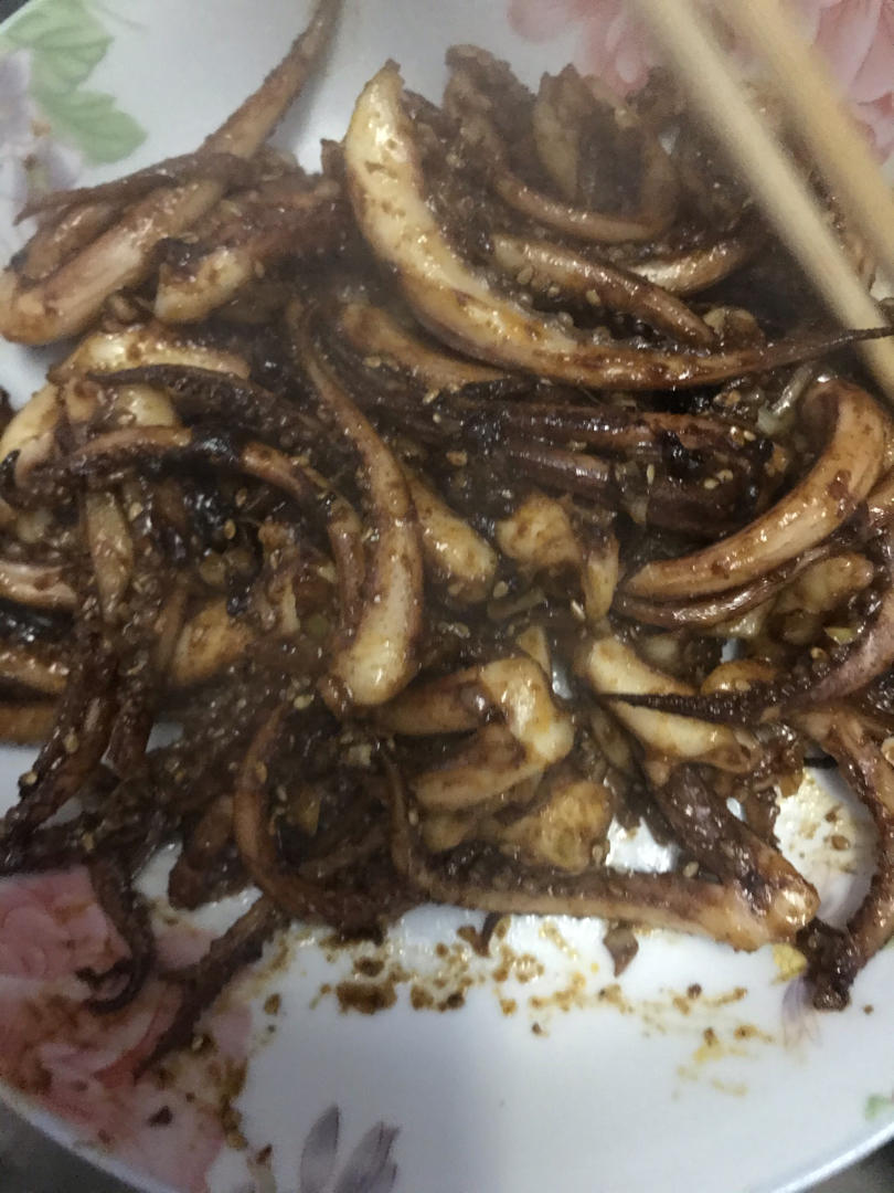 孜然鱿鱼须