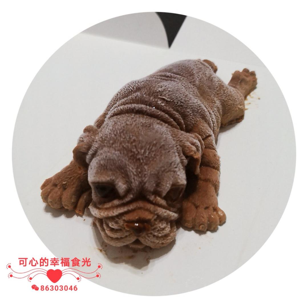 网红沙皮狗慕斯蛋糕