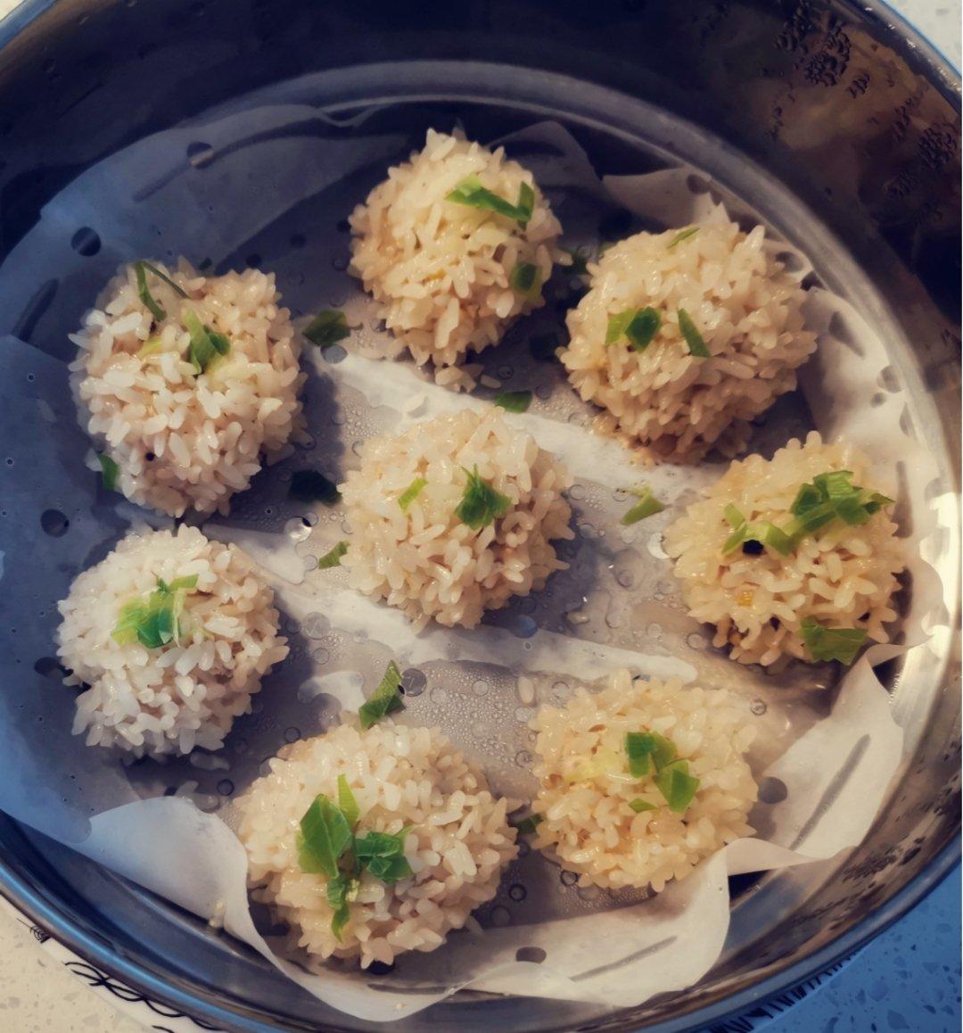 蒸糯米丸子