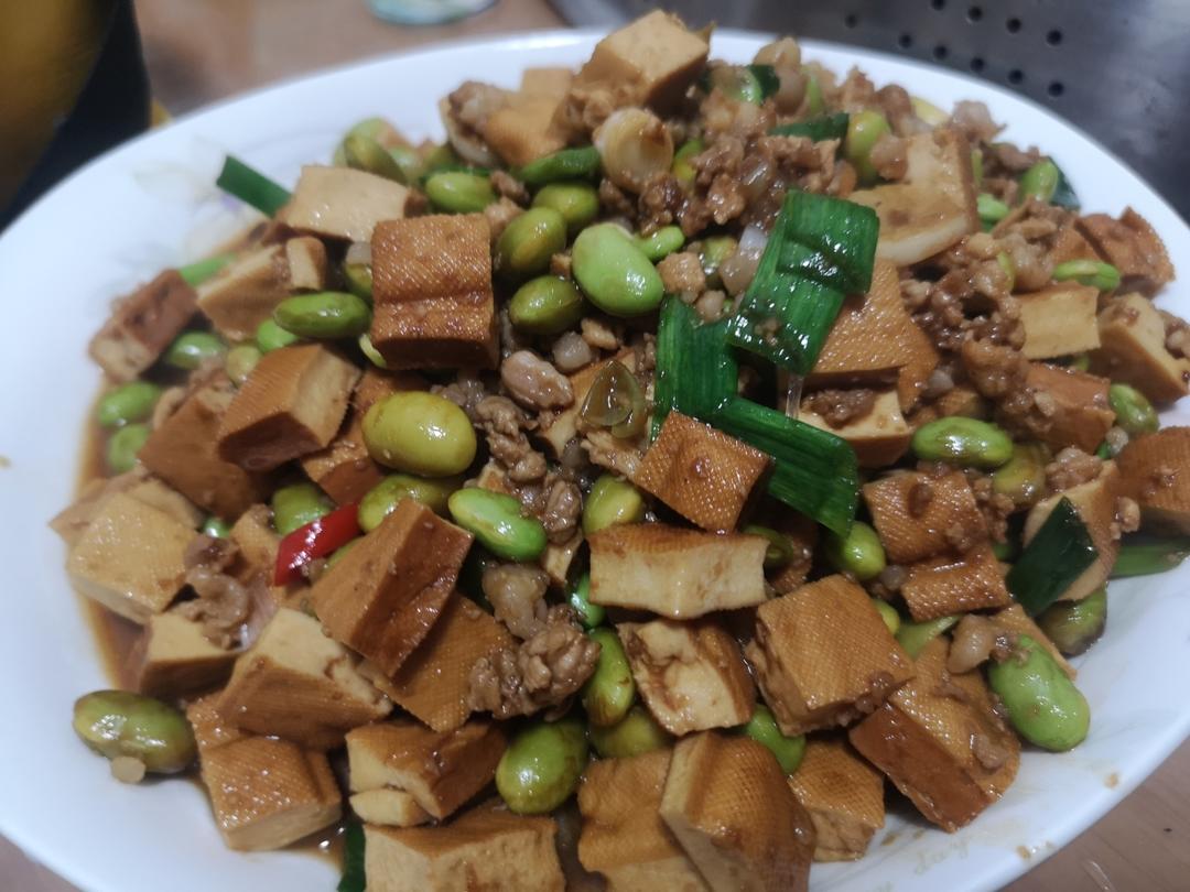 毛豆炒香干｜家常小炒