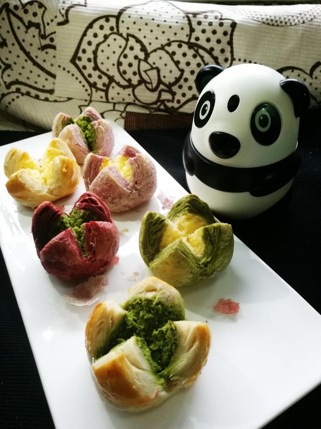 花开富贵之四种口味的椰蓉开口酥