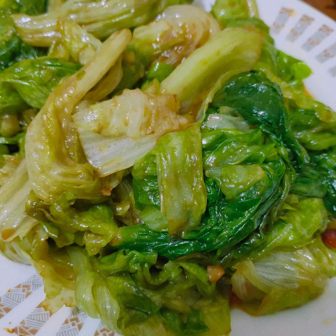 小炒生菜太好吃