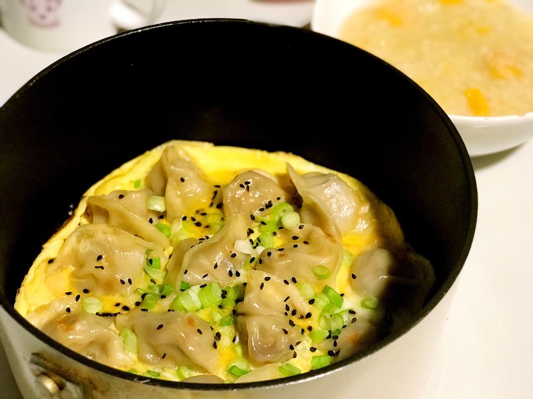 懒人快手抱蛋煎饺