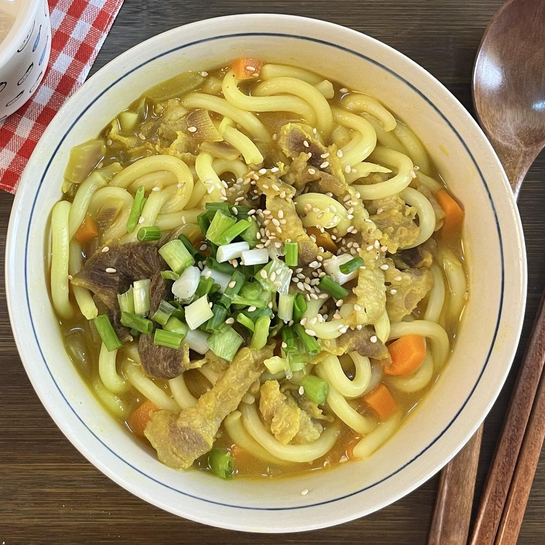 咖喱肥牛乌冬面