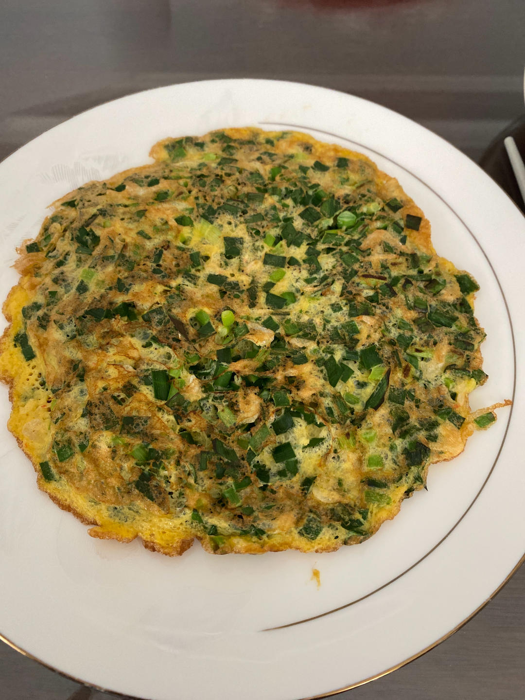 韭菜鸡蛋摊饼