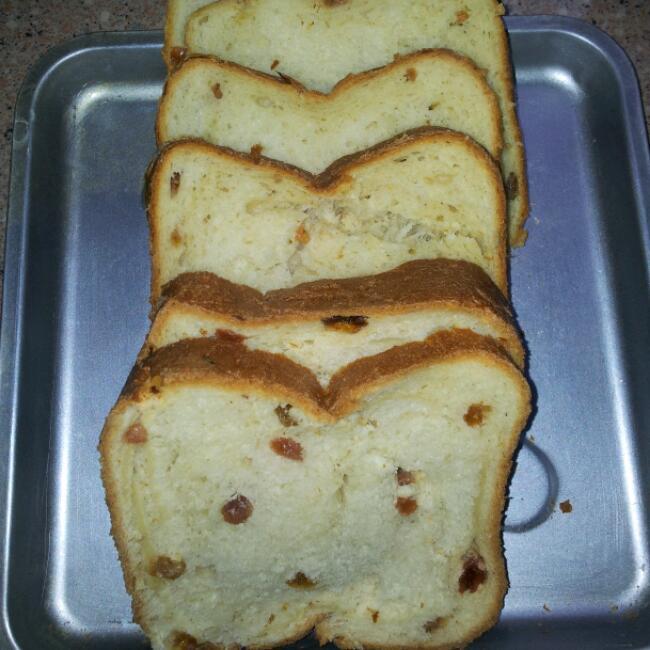 面包机版提子面包