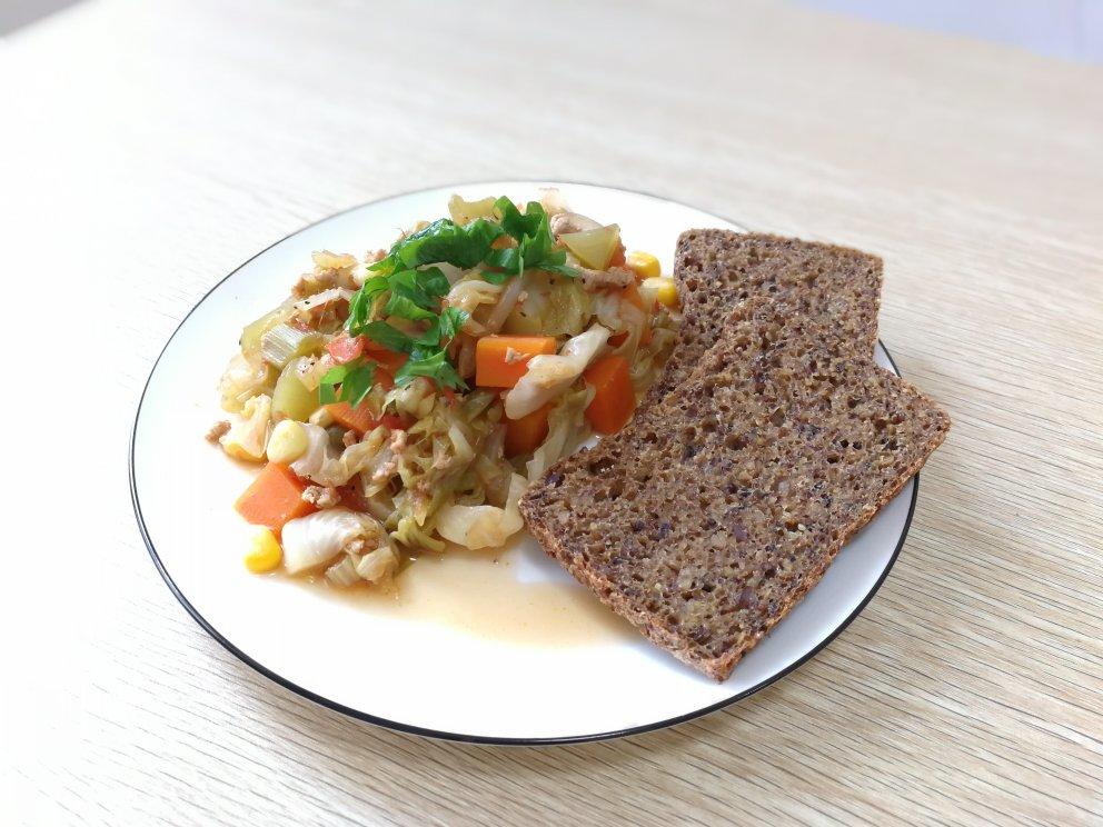【健康三餐】番茄圆白菜肉酱闷饭