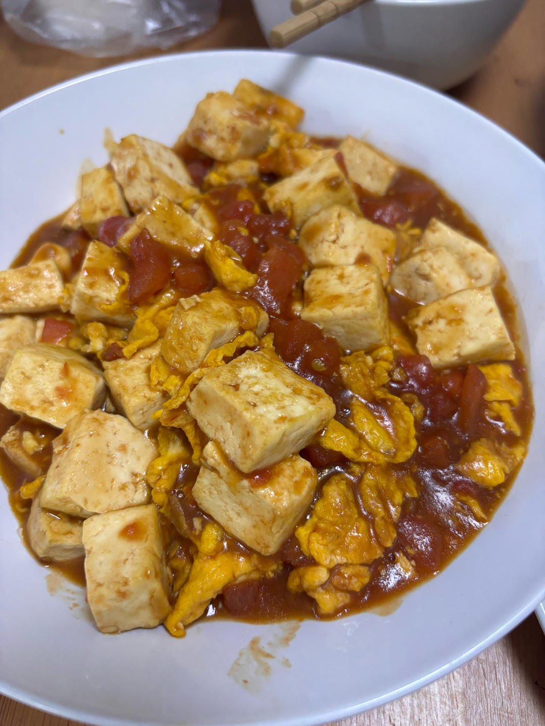 米饭杀手‼️超好吃的茄汁鸡蛋豆腐