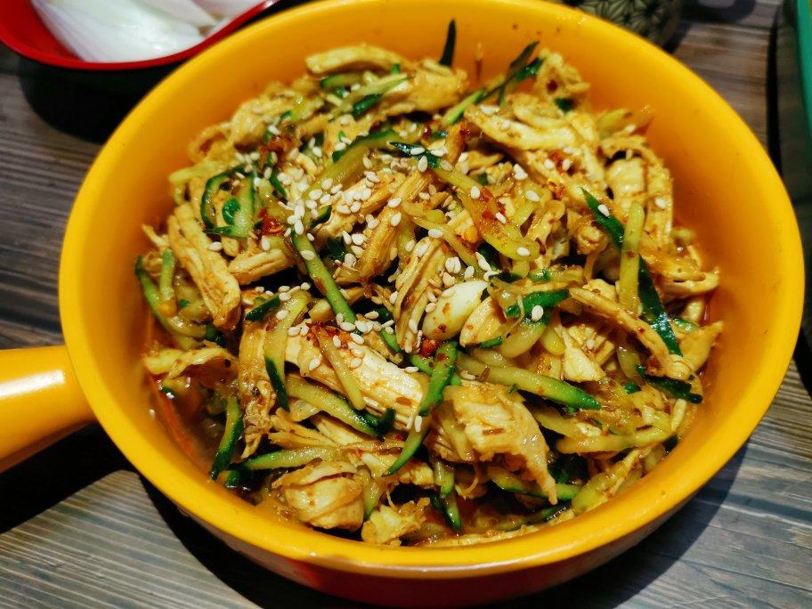 凉拌黄瓜鸡丝【万能凉拌汁】