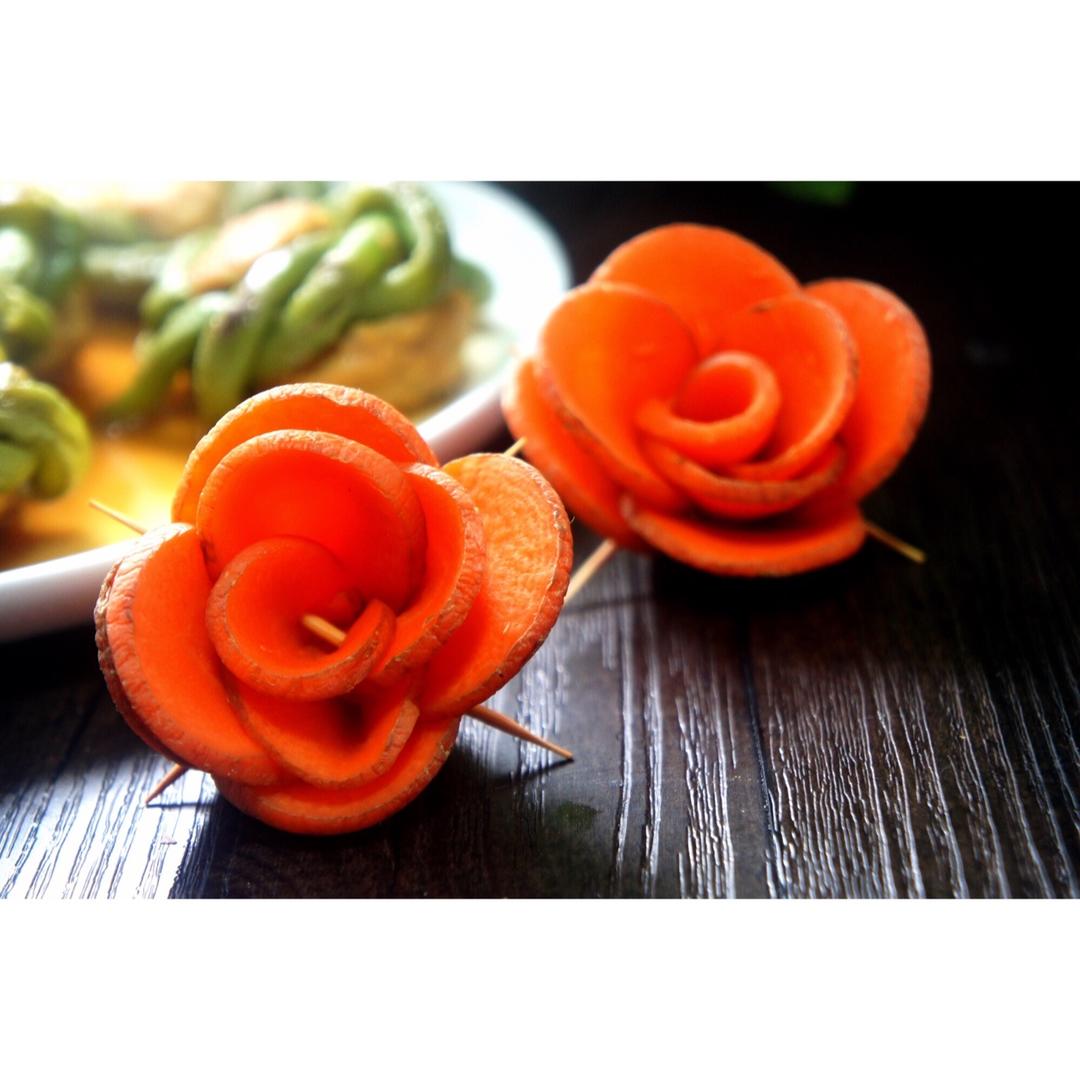 风清扬cdm做的萝卜,胡萝卜花