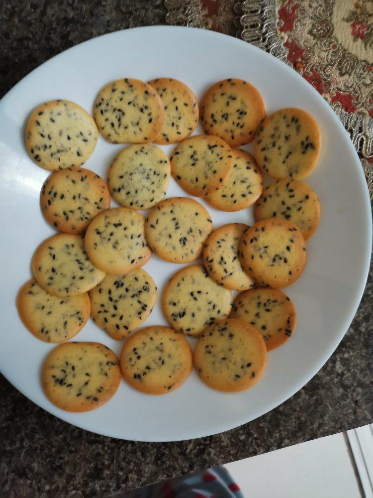 黑芝麻鸡蛋瓦片饼干 真材实料真滋味