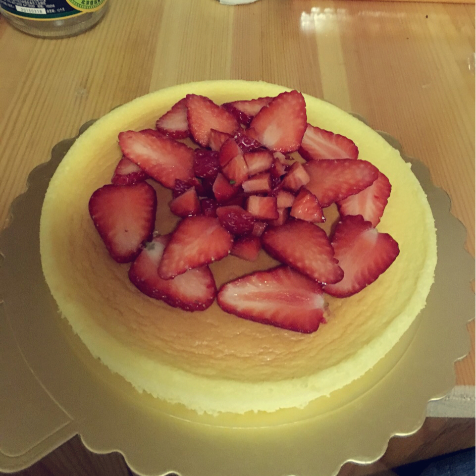 轻乳酪芝士蛋糕6寸#皮黑森林#