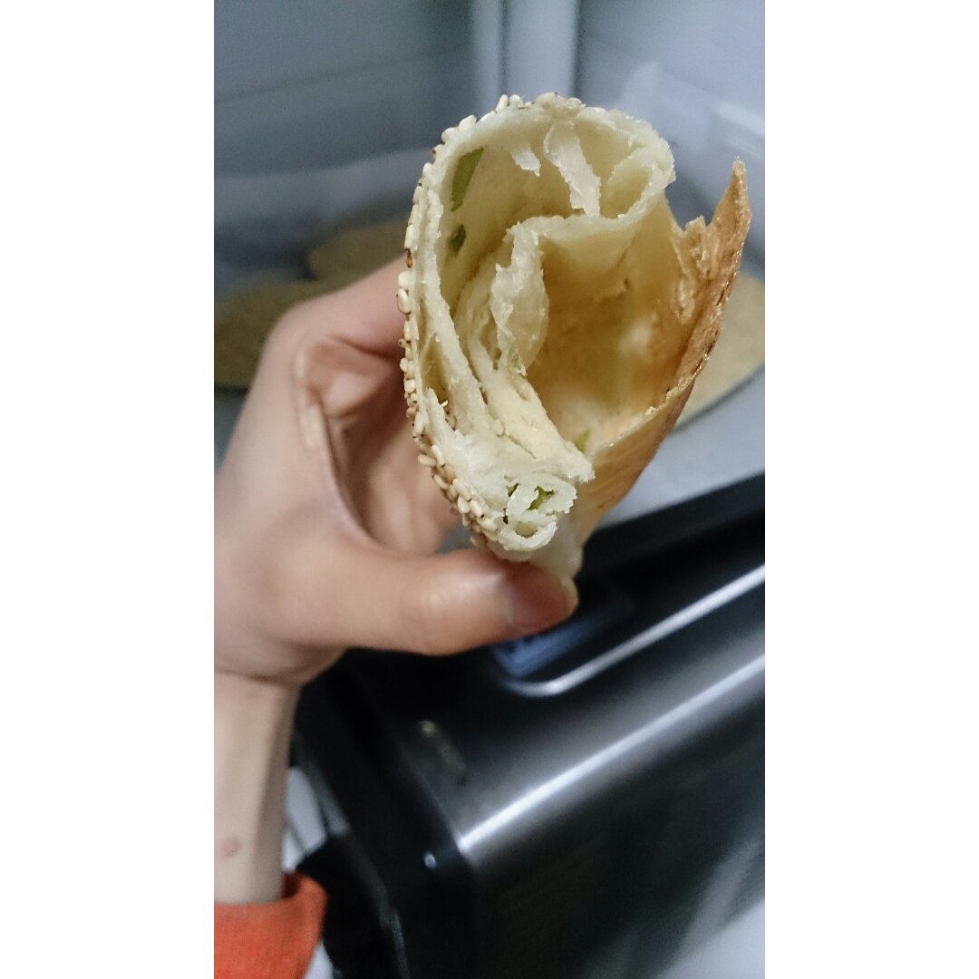 葱香油酥烧饼