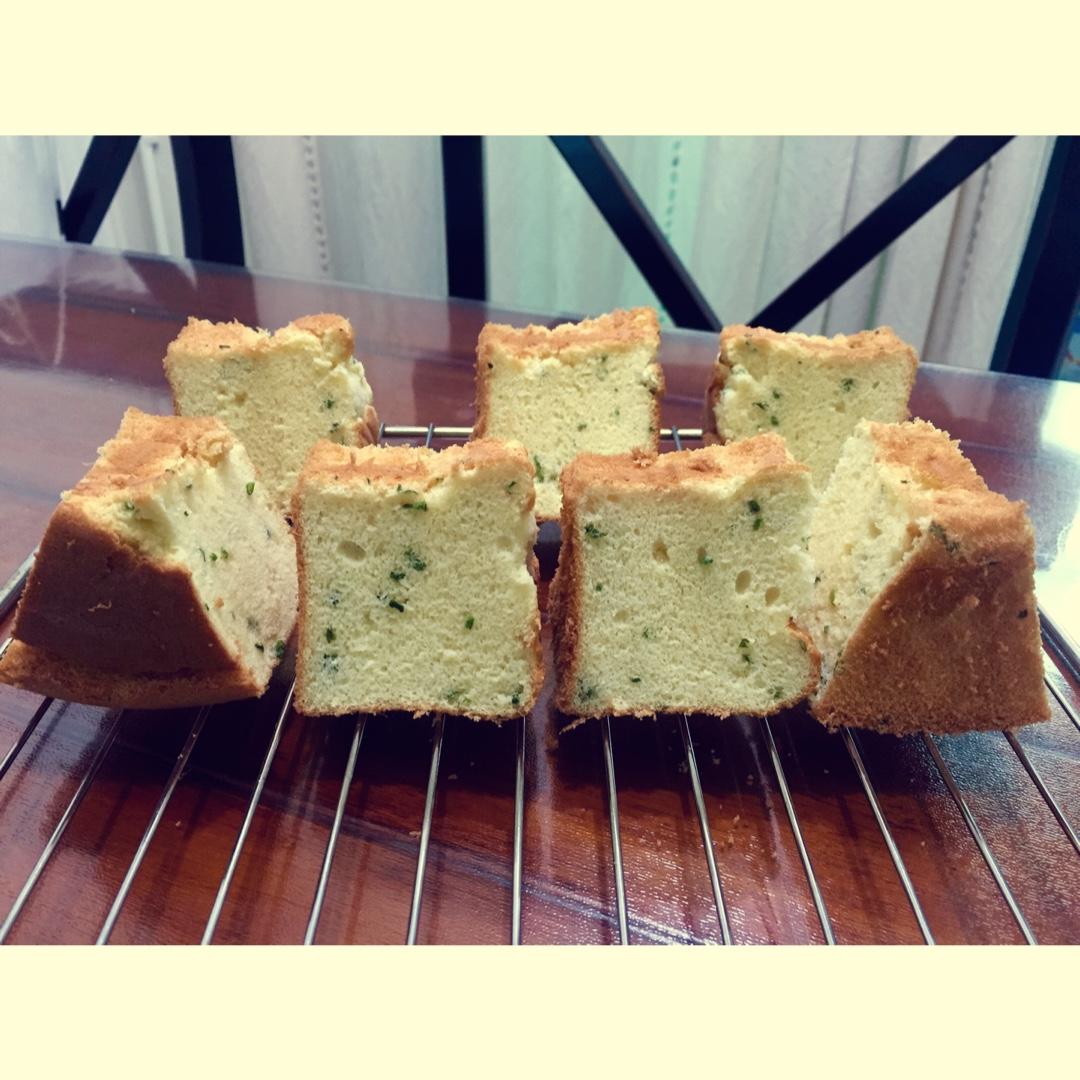 咸香戚风经典——黄金葱香肉松戚风