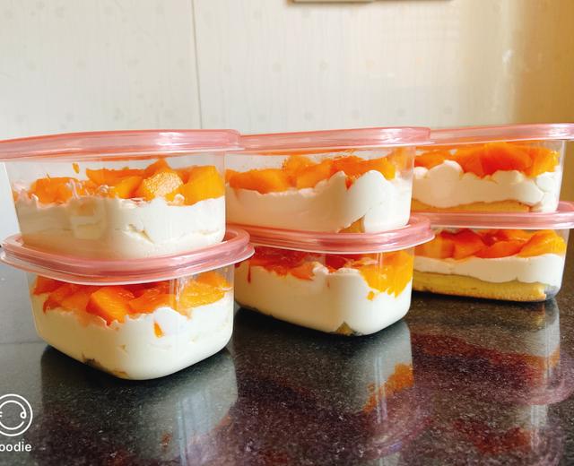 芒果蛋糕盒子的做法