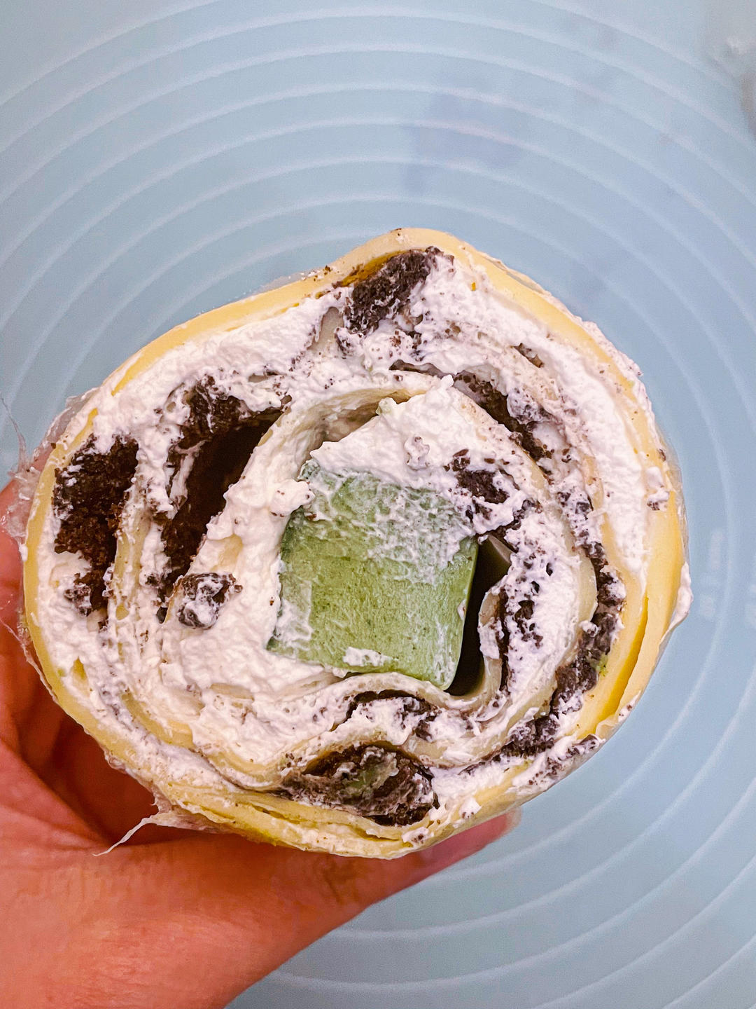 抹茶奶冻毛巾卷【曼食慢语】