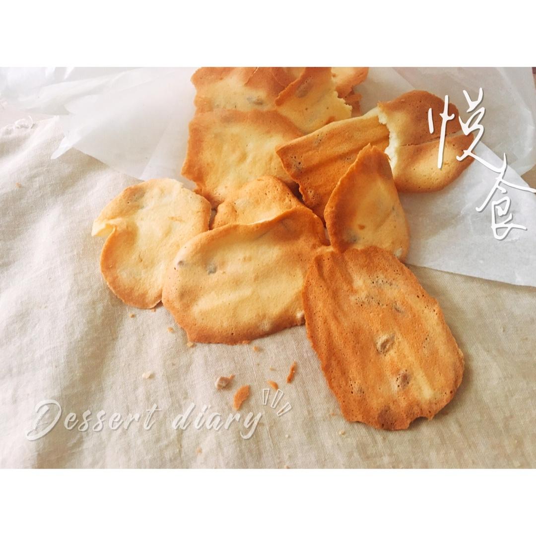 剩余蛋清好去处——杏仁薄饼
