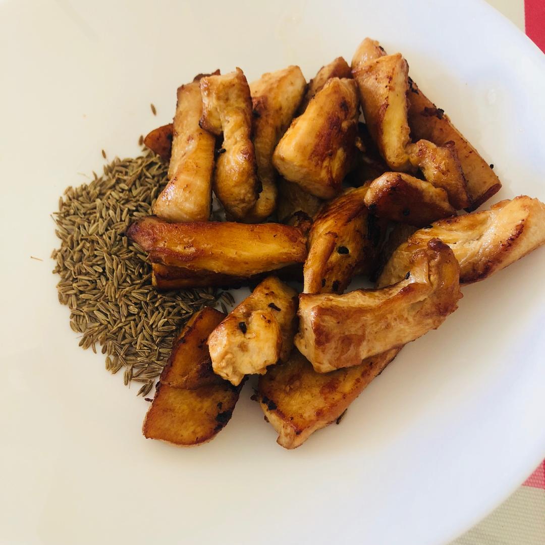 减肥低脂 孜然鸡胸肉