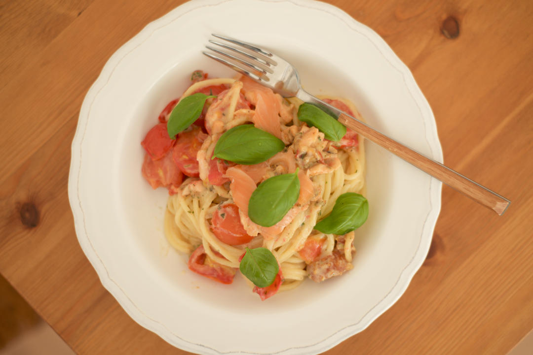 三文鱼奶油意面