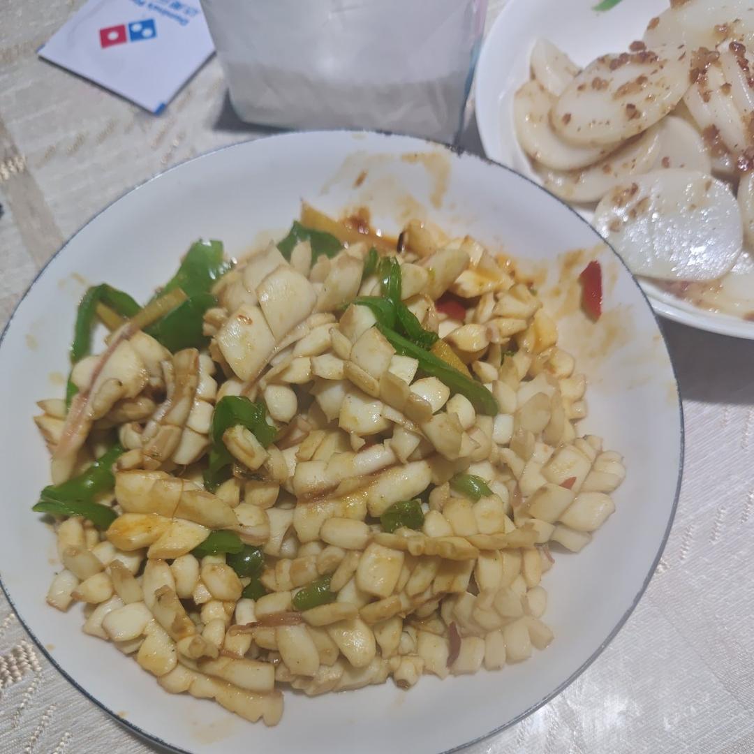 爆炒墨鱼 最好的下酒菜