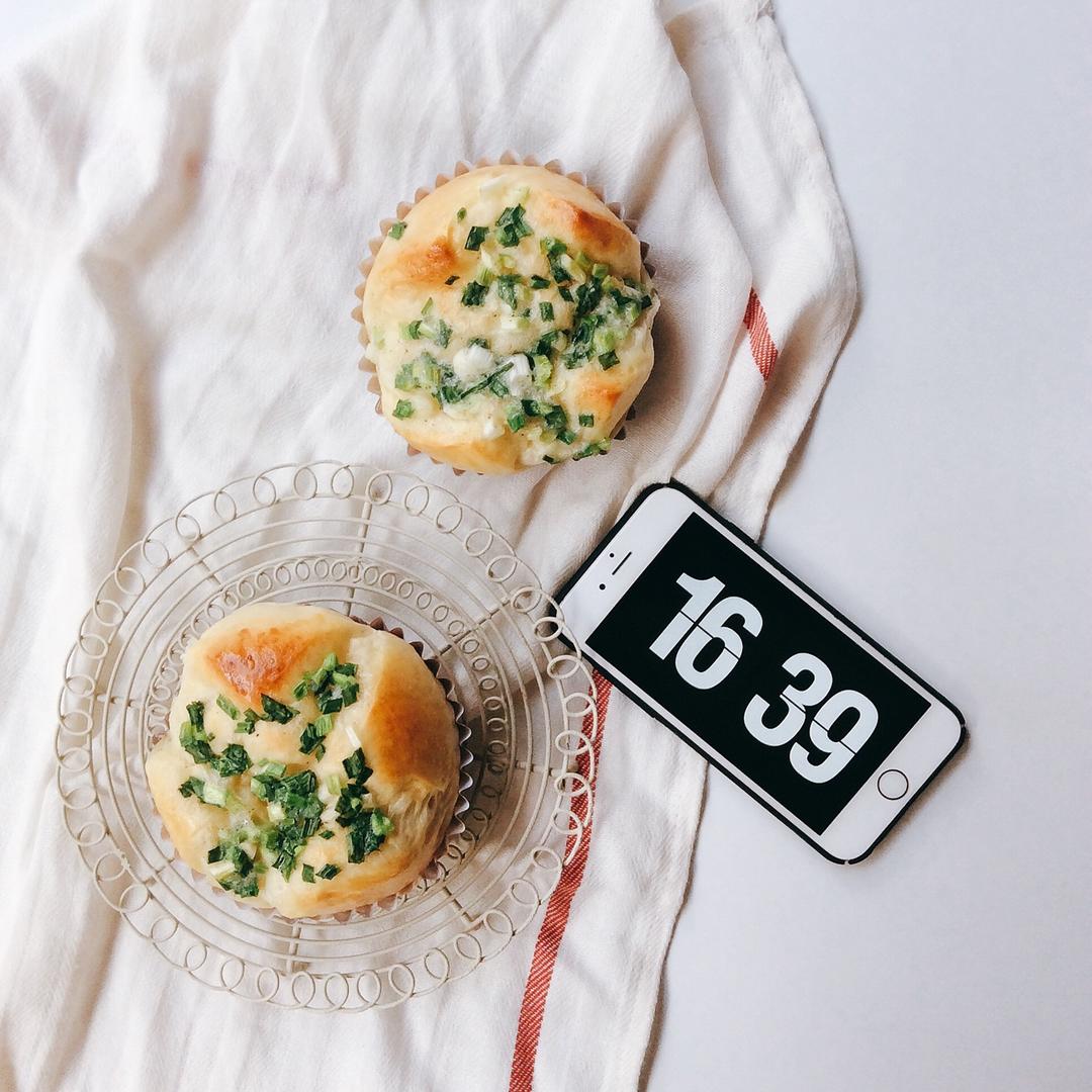 台湾面包冠军 之 香葱面包