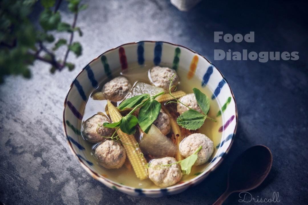 蘑菇豆腐甜豆昆布柴魚湯