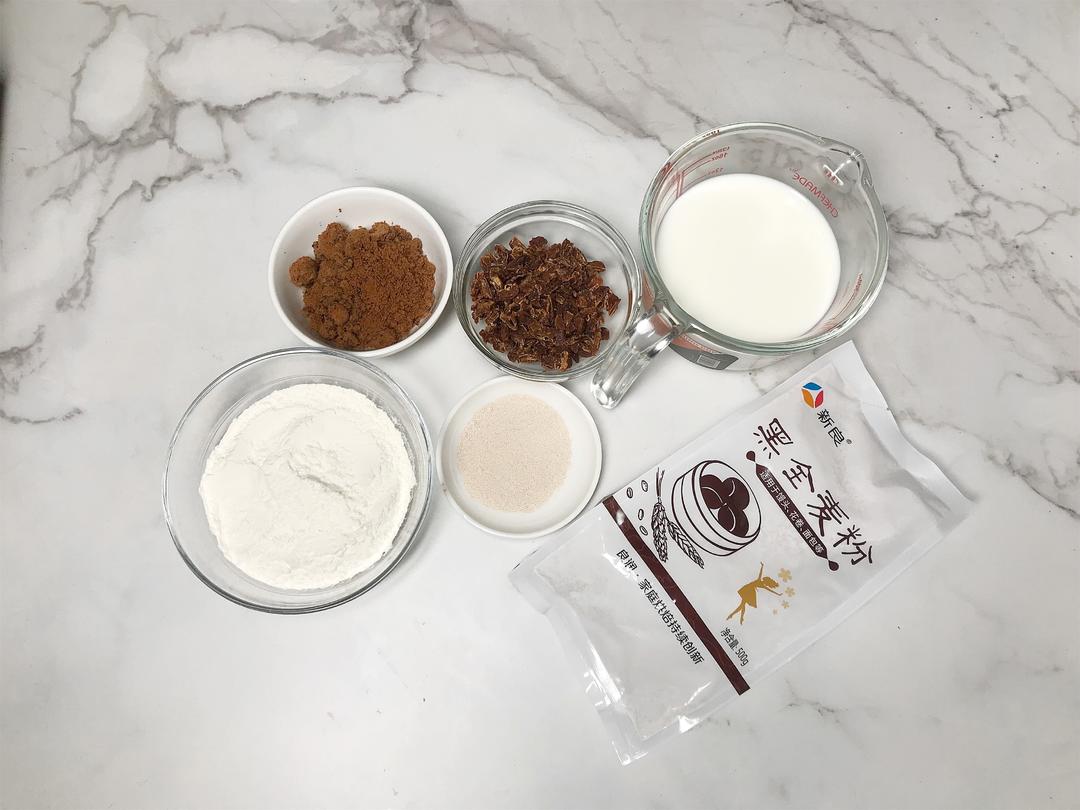 纯奶手撕吐司的做法 步骤1