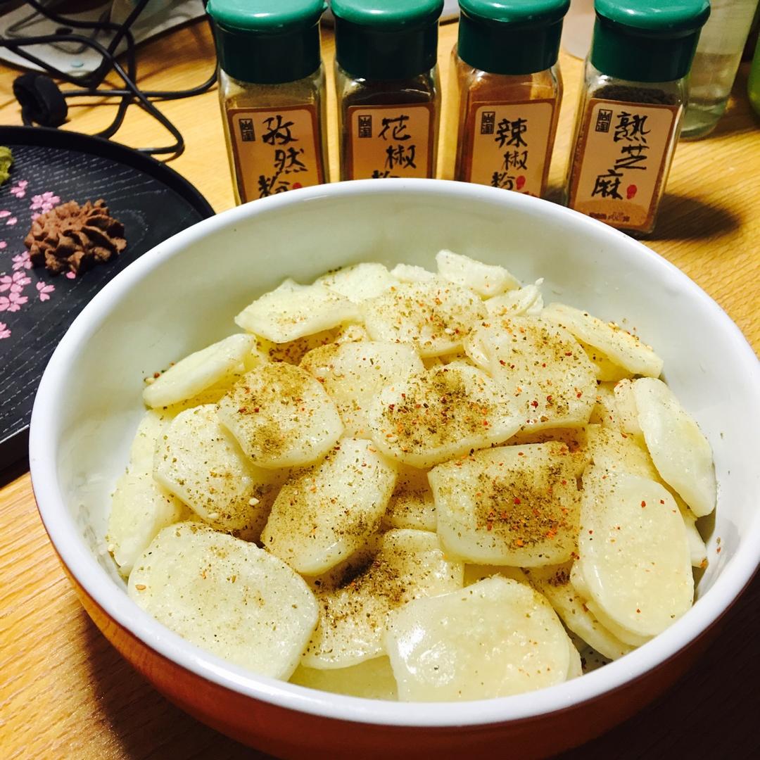 孜然小年糕