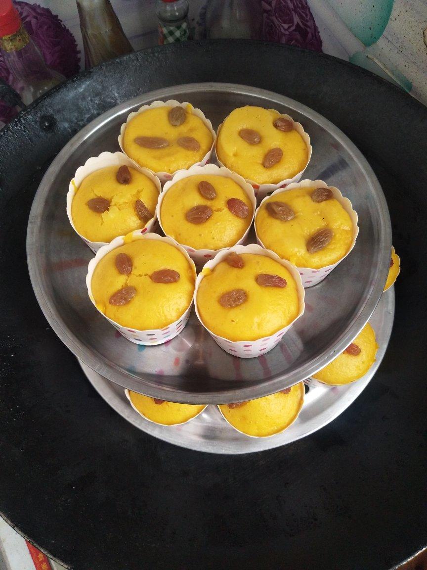 南瓜发糕（松软可口、不塌陷）