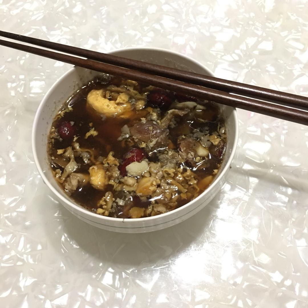 红枣桂圆鸡蛋糖水