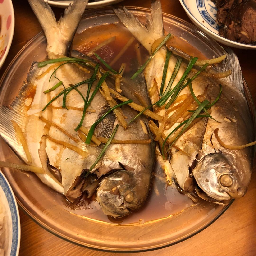 清蒸白鲳鱼