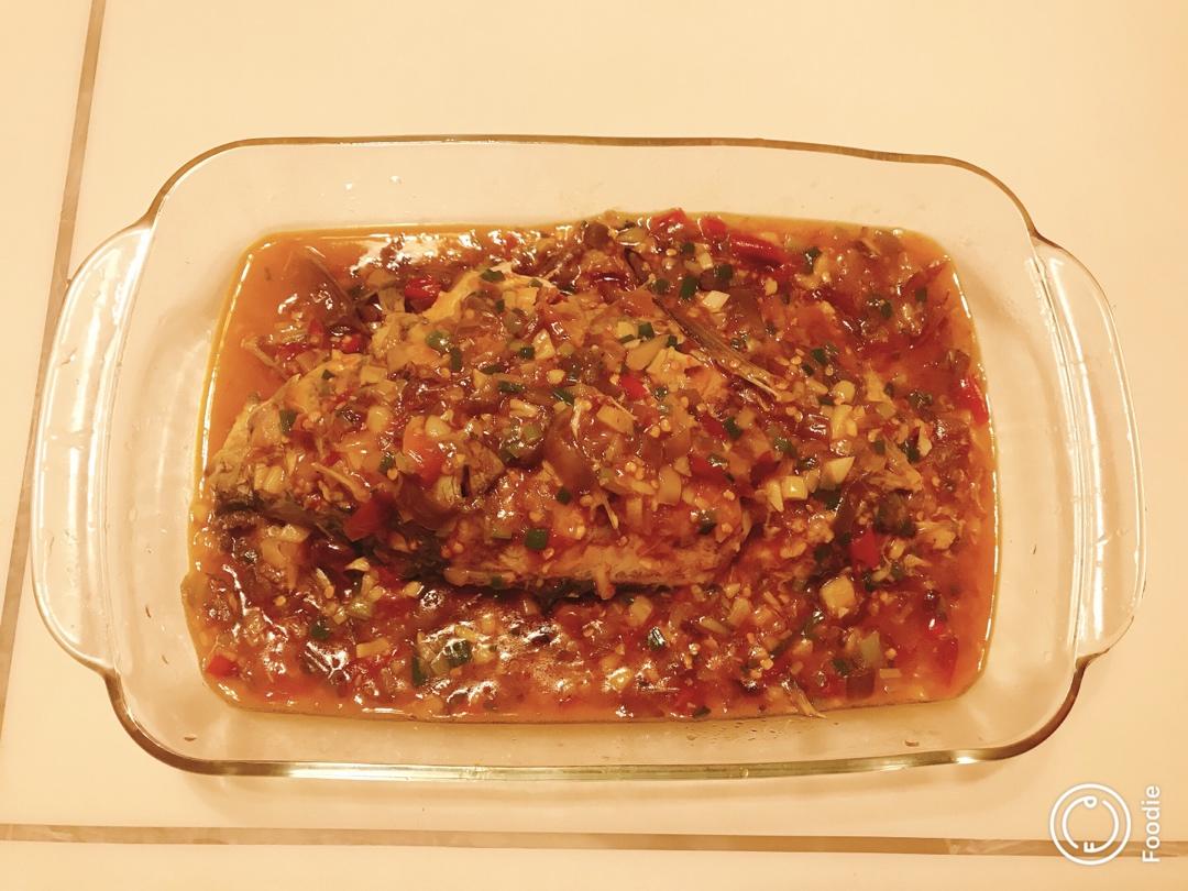 川味葱烧鲫鱼