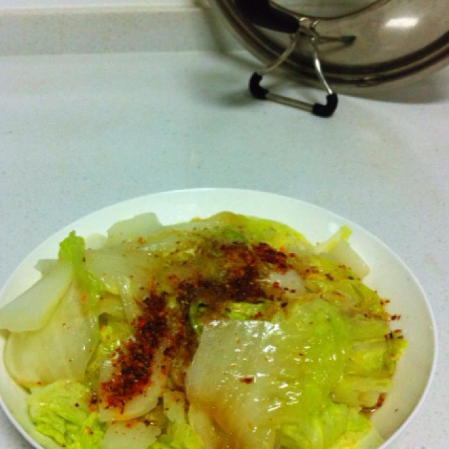 响油白菜