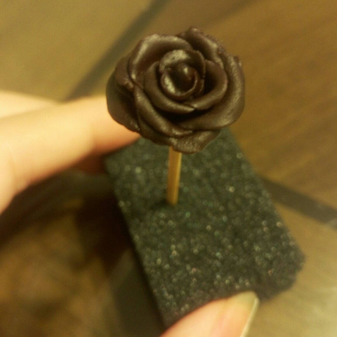手工巧克力花